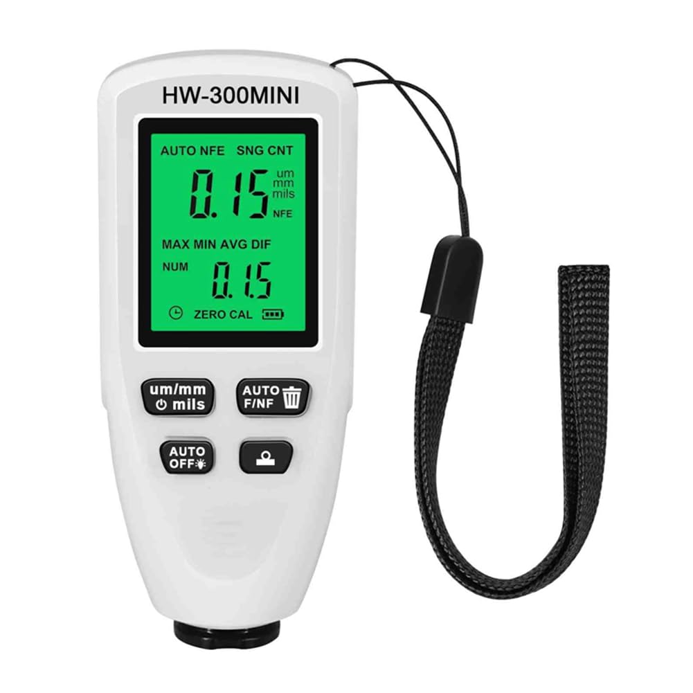 Littimoon -300MINI Coating Thickness Gauge 0-2000UM Measuring Paint Tools Portable Car Coating Thickness Measurer