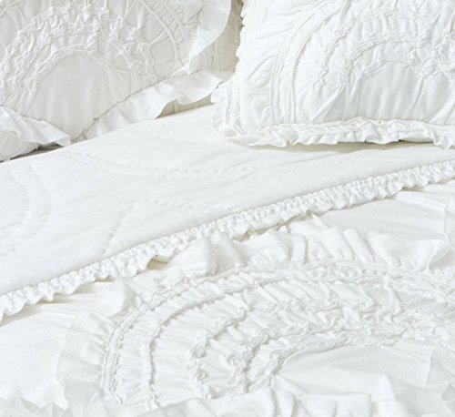 Amazon｜Anthropologie アンソロポロジー Rivulets White 枕