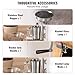 VEVOR Manual Oil Press Machine, Stainless Steel Oil Extractor Machine, Detachable Oil Presser for Effortless Cleaning, Household Oil Expeller for Pressing Peanuts, Sesame Seeds, Rapeseed, Tea Seeds