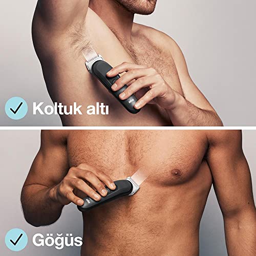 Braun BodyGroomer 3 BG 3350 SkinShield Teknolojisi, 3 Ek Parçalı Vücut Bakım Seti