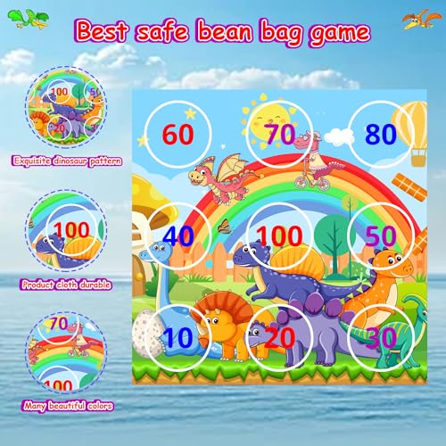 Jeu de lancer sûr pour enfants, jeux d'intérieur, jeux d'extérieur, jeux de pelouse, jeux de jardin - Idéal pour les enfants et les adultes à partir de 3 ans, cadeau pour garçons et filles – Image 3
