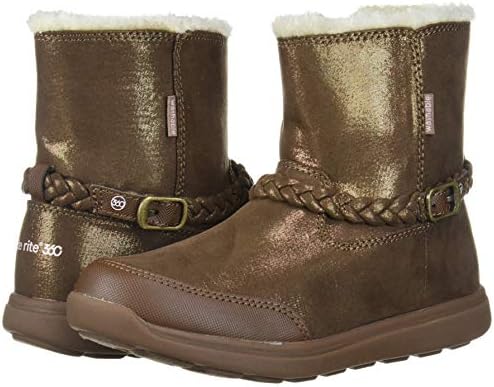 Stride Rite Baby-Girl's Ebony Ankle Boot, Brown, 5.5 W US Toddler | Image 6