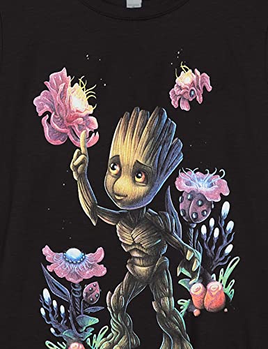 Marvel Girl's Groot Plants No Bg T-Shirt2