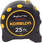 Komelon 7125 Monster MagGrip Measuring Tape with Magnetic End, 25-Foot