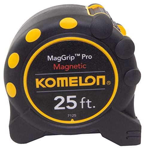 Komelon 7125 Monster Maggrip 25-Foot Measuring Tape With Magnetic End #TOP1