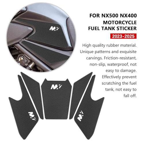 For NX500 NX400 NX 500 400 2025 2024 2023 Motorcycle Accessories Tank Pad Protector Sticker Decal Gas Knee Grip nx500 NX 400 Tank Tractio nx500 nx400 by QWNFGHG - Used condition - Image 3