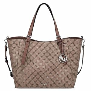 NINE WEST Kylee Trap Tote Mocha One Size