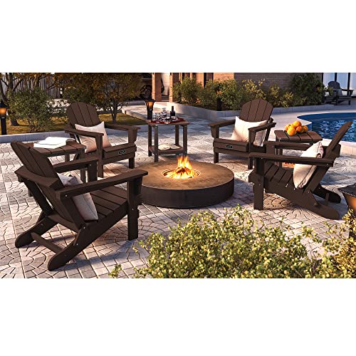 Serwall Adirondack Chair For Patio Garden (Folding Coffee) #TOP7