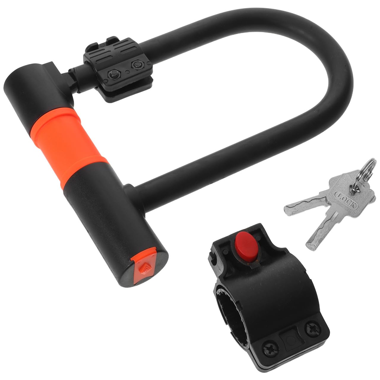 SUPVOX Lucchetto u Per Biciclette e Scooter Costruito in Acciaio Legato e Antifurto Portatile Resistente Alle Manomissioni e Adatto Per Condizioni Atmosferiche Variabili
