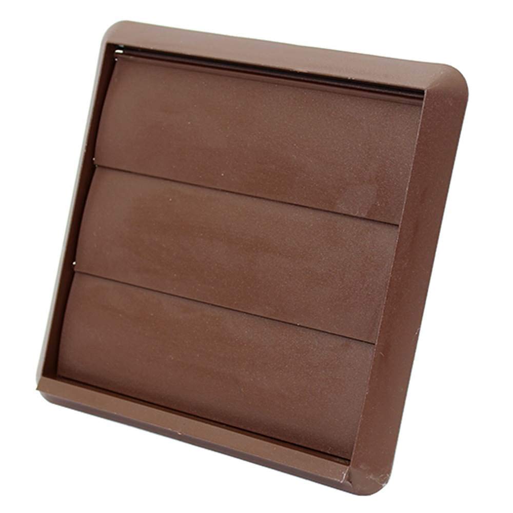 Kair Brown Gravity Grille With Rectangular 110X54mm Rear Spigot