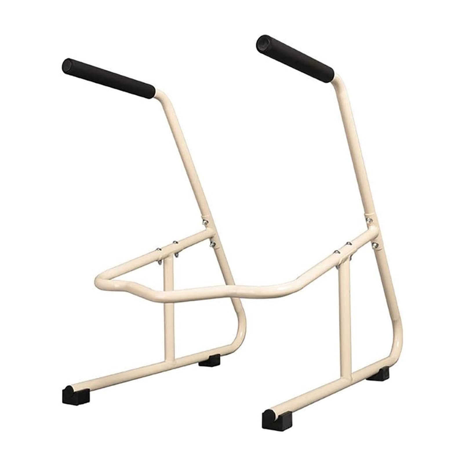 Toilet Frame Handrails, Carbon Steel Paint Elderly Get Up Aids Nail-Free Handrails Bathroom Grab Bar Toilets Bathrooms Anti-Slip