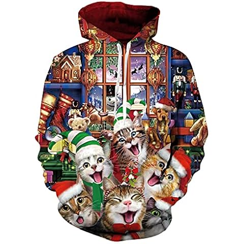 Freshhoodies Sweat à Capuche Noël 3D Cover