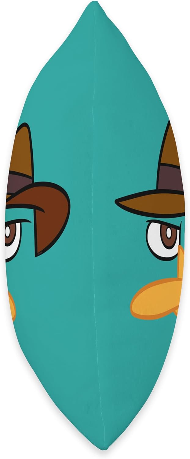 Disney Phineas and Ferb Big Face Perry The Platypus Costume Throw Pillow