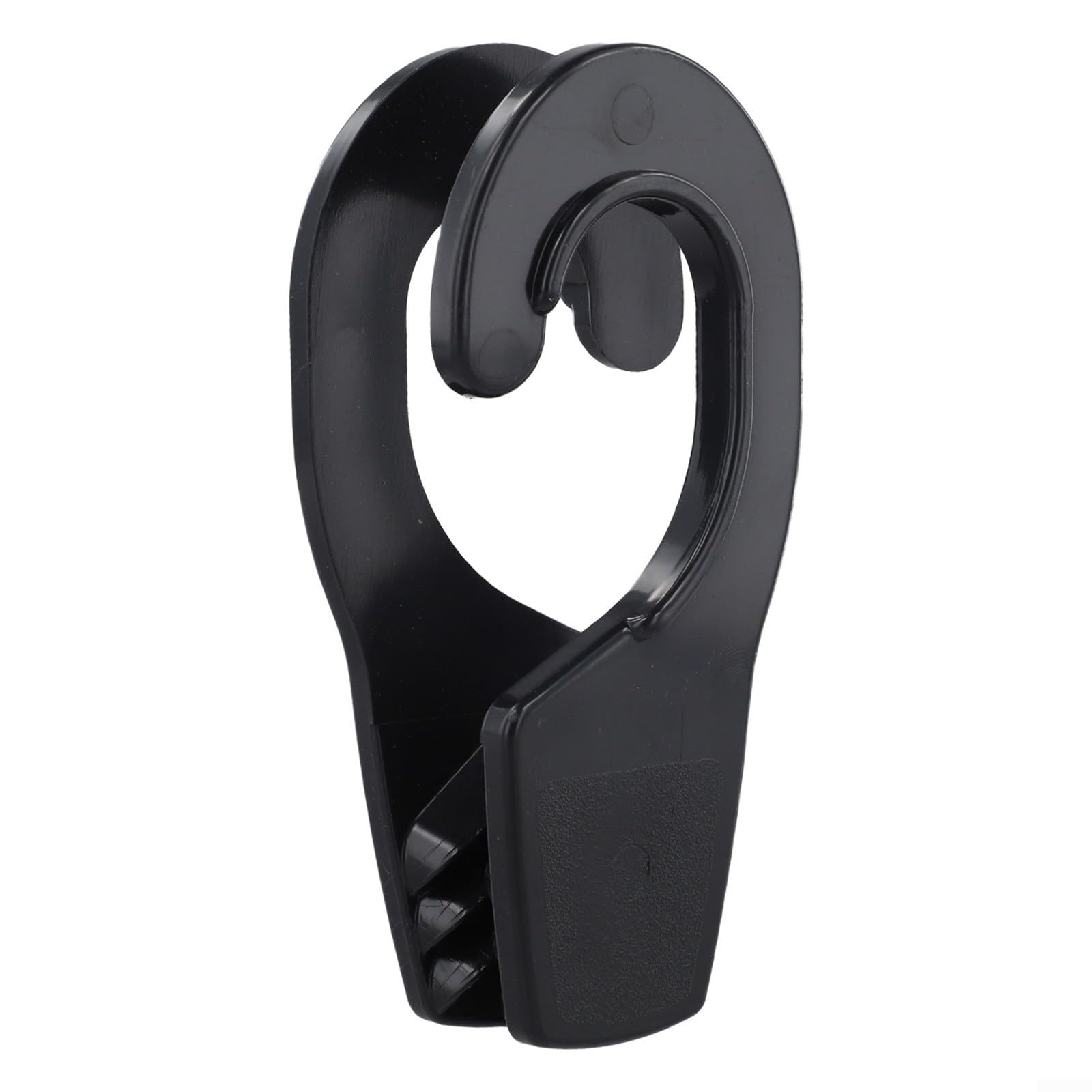 32mm Boat Rail Fenders Hanger Replacement Hook – Hook Anti-collision Mudguard Quick-adjustable for Marine with Plastic Compatible Ropes 32mm Abs Boat Rails(BLACK)