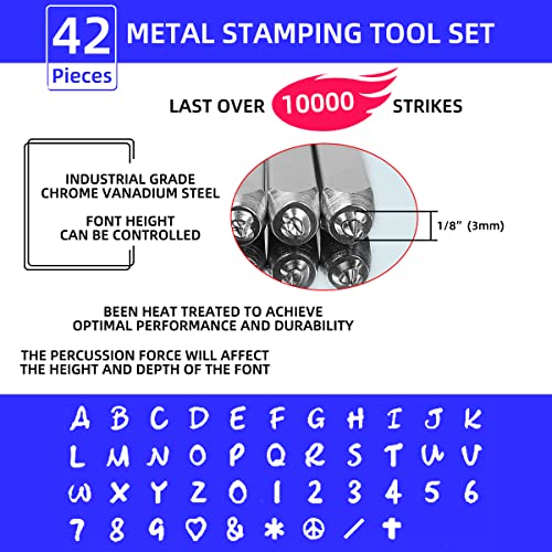 Bestnule YFGJ-0009 42Pcs Metal Stamping Kit thumb #3