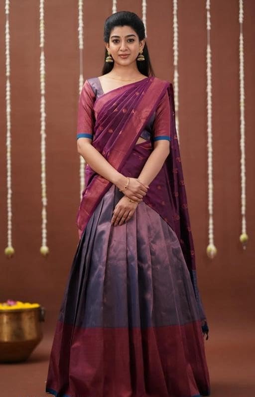 Image of RENVAANI FASHION Women's Traditional Semi-Stitched Lehenga Choli | Lehenga Choli for Women | Ethnic Wear Heavy Lehenga Choli With Dupatta