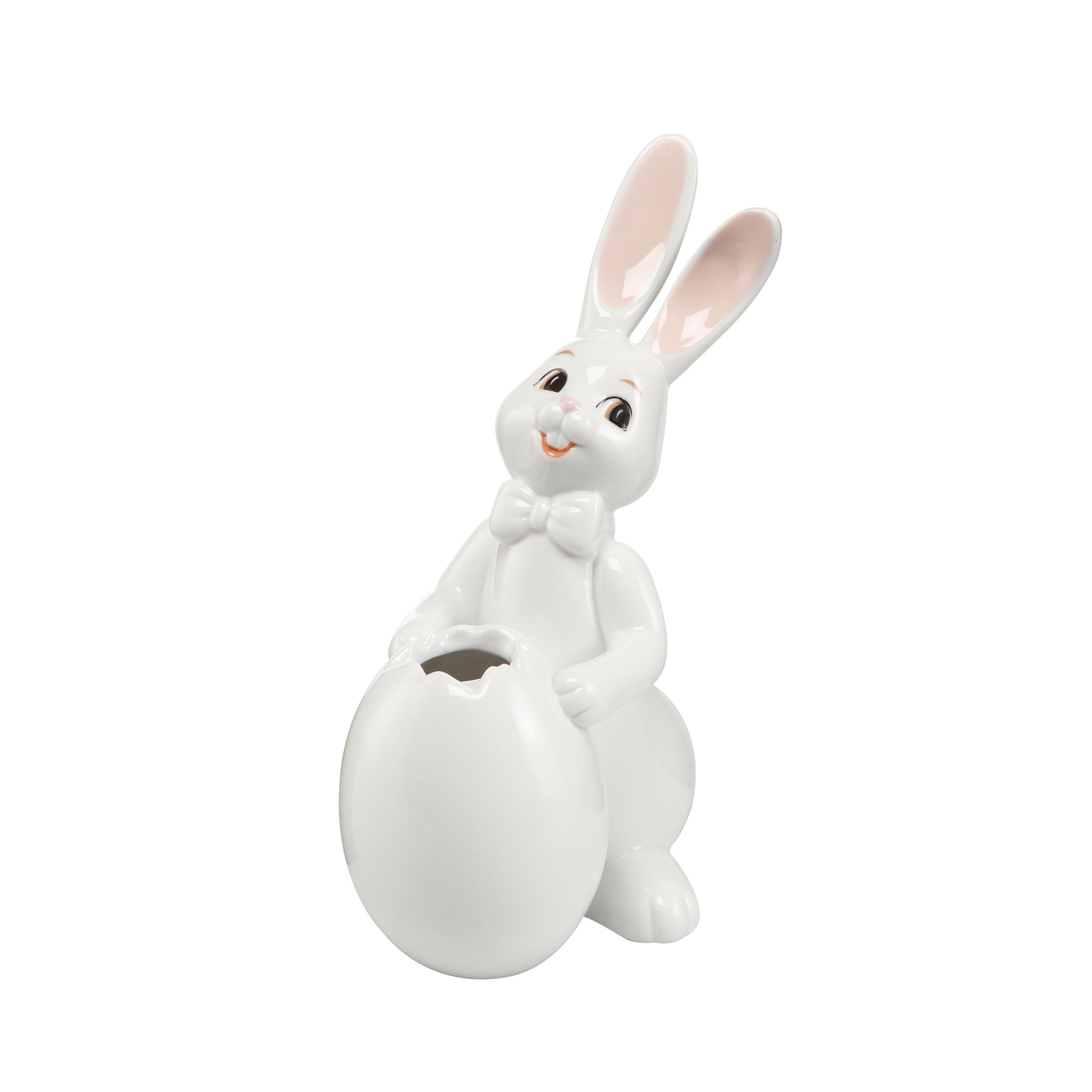 Goebel Easter Bunny, Porcelain, Multicoloured, 7.5 x 11.5 x 16 cm