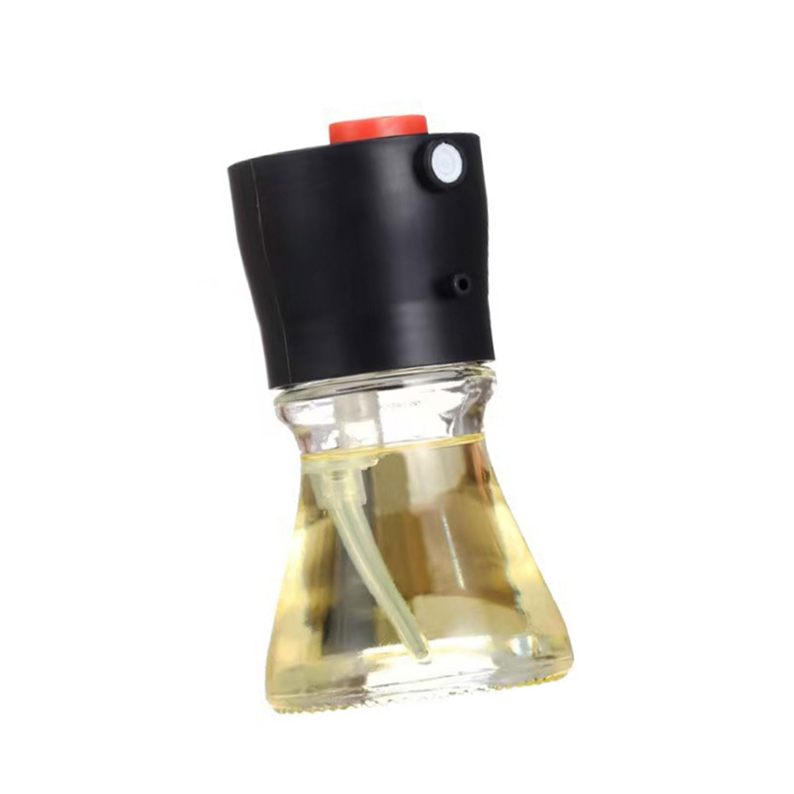 carotoe Glass Oil Dispenser Bottle Two-Pour Function Controlled Pour Oil Sprayer Container for Kitchen Cooking Needs BBQ Frying Measurement Bottle