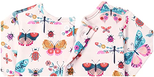 Image of Gubbarey Girl's Cotton Blend Fit and Flare Knee-Length Casual Dress (DRG2021 2020 Peach 7-8 Y)