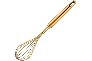 Whisk, 11.81 inch Gold Utensils, Whisking, Beating, Stirring