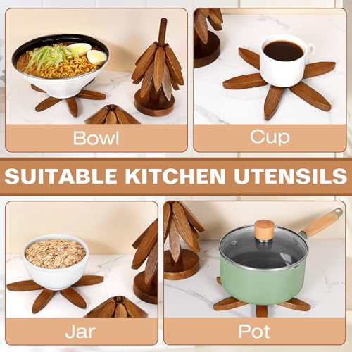 Woodentreetrivetsettreetrivetsforhotdisheswoodentrivetsforhotpotsfoldablekitchenwoodentreecoastersforhotbowlteapot Urban Country Home Decor Wooden tree trivet set tree trivets for hot dishes wooden trivets for hot pots foldable kitchen wooden tree coasters for hot bowlteapot urban country home decor