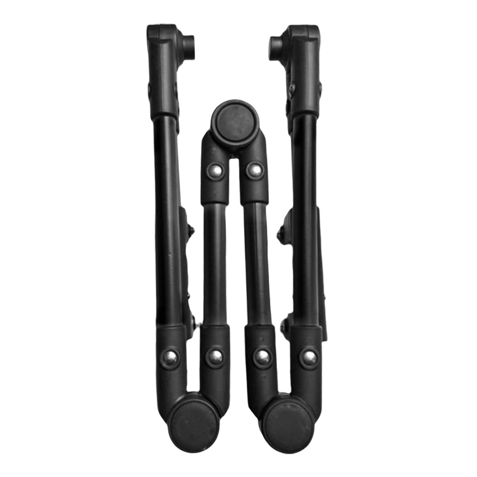 MagiDeal Poignée de Poussée Universel Pliable, Poignée de Chariot Utilitaire, Accessoires de Jardin, Barre de Traction Pliable, pour Poussette, Chariot de Transport, Noir