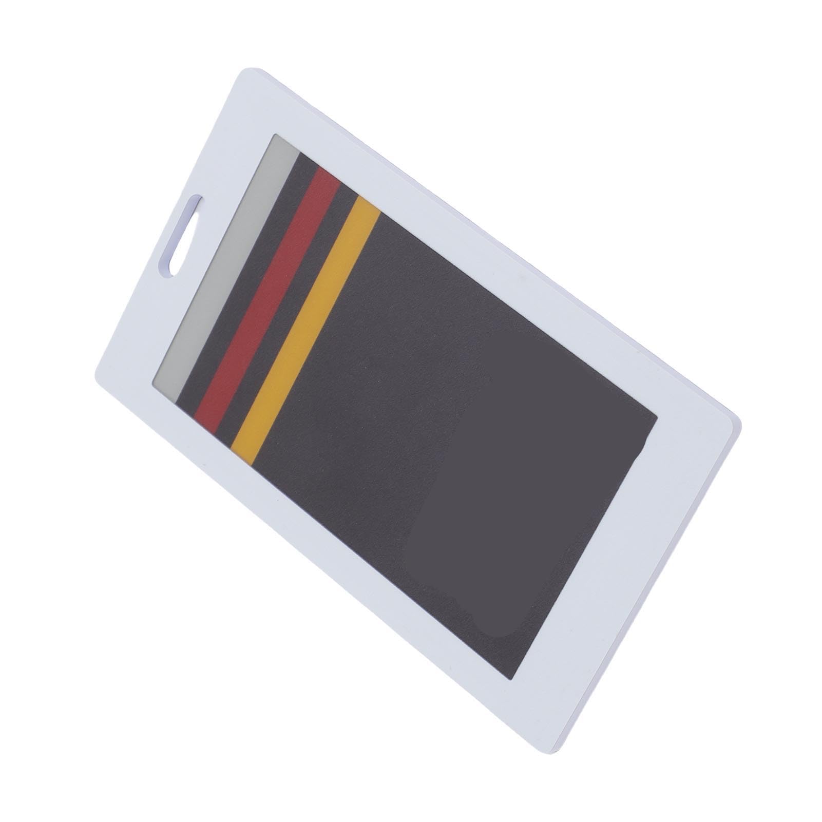 VBESTLIFE E-Ink Smart Badge, E Paper Smart Badge Holder, Editabil Smart Id Badge z Tagiem, NFC, Ekran 3,7 Cala, dla Studentów Pracowników