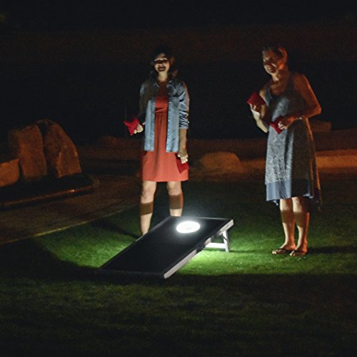 Image of GoSports 4 x 2 ft Ultra Portable Cornhole Board Set - Choose LED Lights or Standard - Regulation Size Corn Hole Games for Adults, Perfect for Tailgating and Camping - Includes 8 Bean Bags & Rules