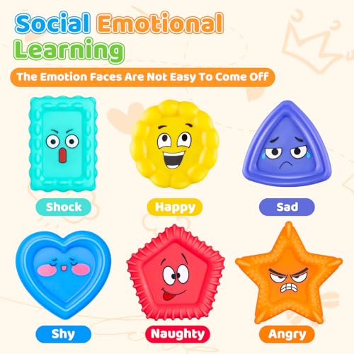 APLIST Emotion Sensory Toys for Toddlers Kids, Social Emotional Learning for Nonverbal Autism Special Needs, Play Therapy Feelings Toys, Preschool Calm Down Corner Quiet Tactile Fidget - Image 4
