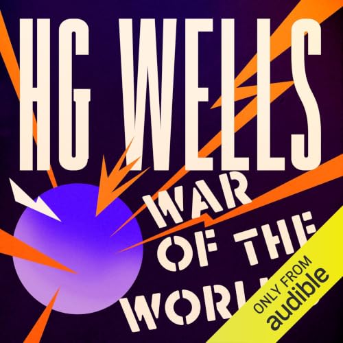 Diseño de la portada del título The War of the Worlds