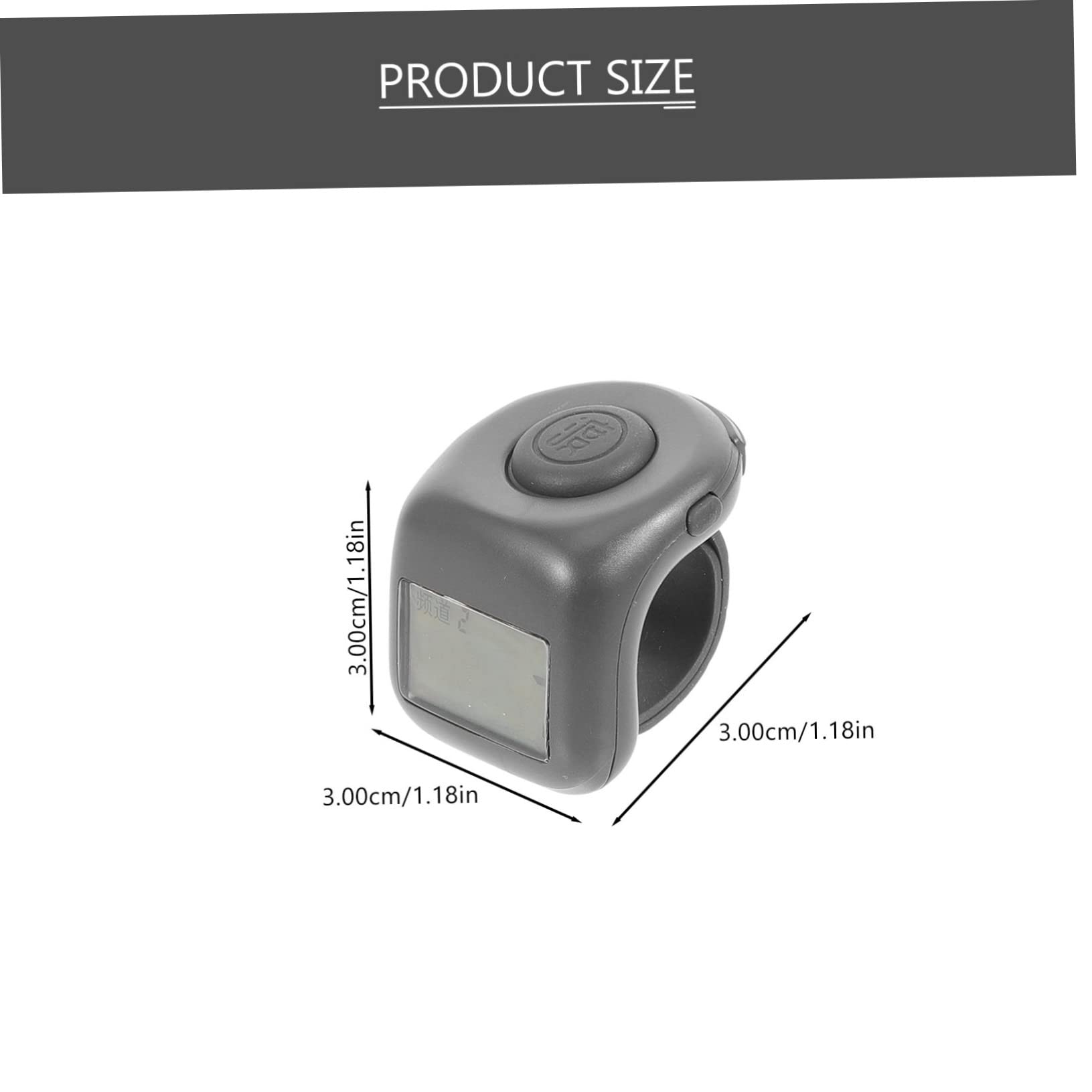 KICHOUSE Electronic Counting Clicker Pitch Counter Clicker Handheld Backlit Anti-Slip for Crocheting The Go