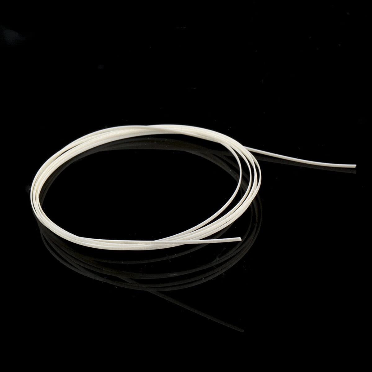 Guitar Parts for Ivory 1650x1.5x0.5mm Plastic Acoustic Guitar Binding Purfling Strip