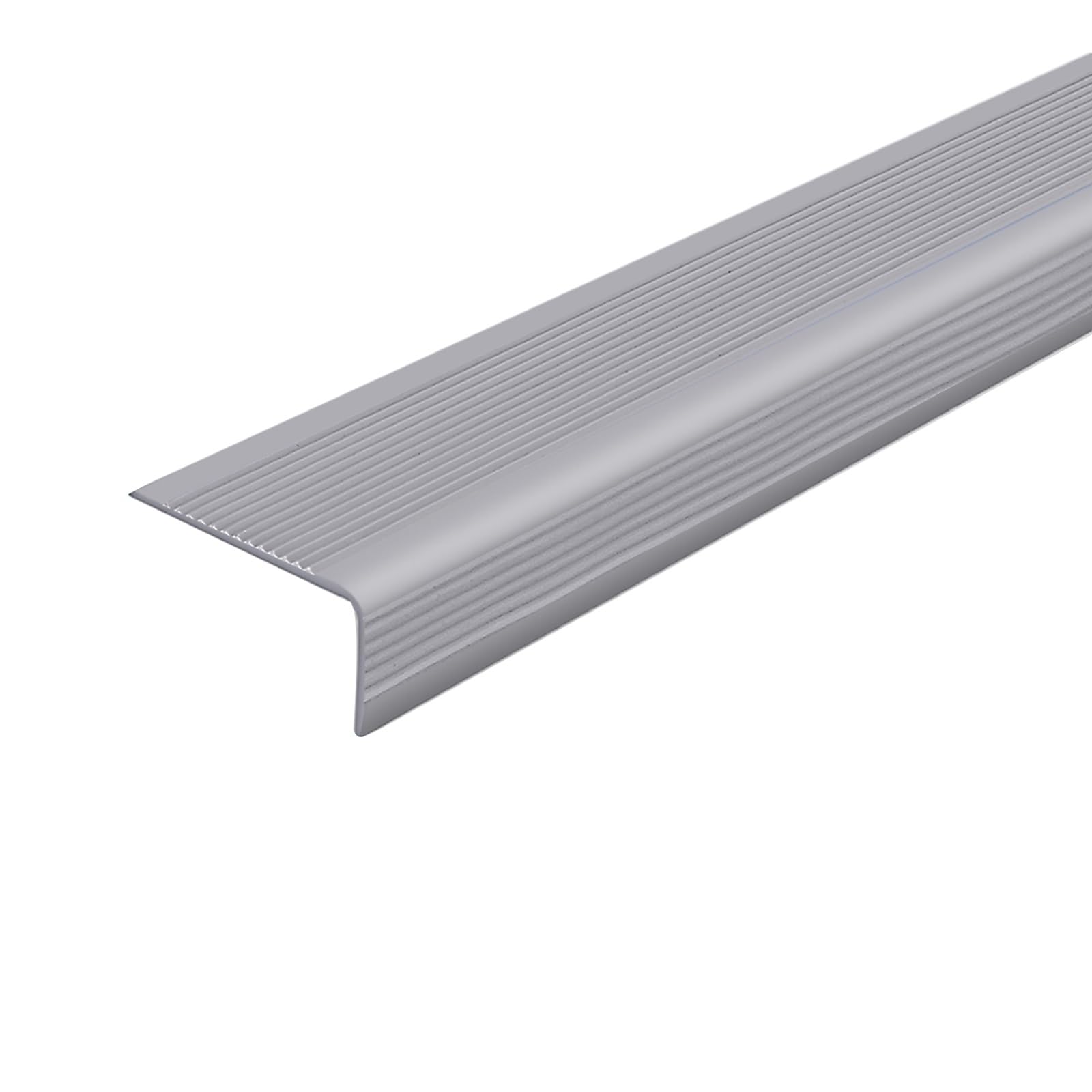 Tiras antideslizantes para peldaños de escalera, resistentes al agua y flexibles, color gris, 6 x 3 cm, perfectas para escalones y escaleras