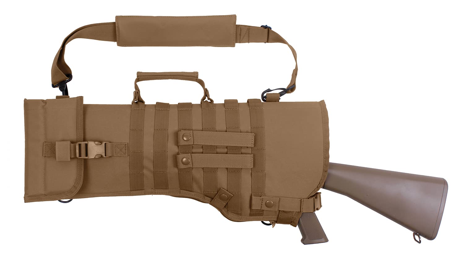 Rothco Tactical MOLLE Rifle Scabbard, Coyote Brown