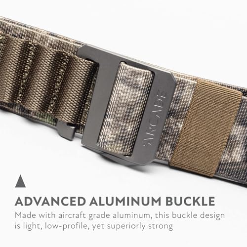 Arcade Belts Hardware Alu Utility Belt - Low-Profile Aluminum Buckle, Heavy Duty Work Belt, Stretch Webbing, Anti-Slip2