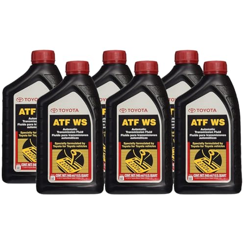 Genuine OEM ATF WS 6 Quarts Automatic Transmission Fluid (6x1 qt) For Toyota Lexus