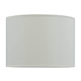 Aspen Creative 31012A Transitional Hardback Drum Shape Spider Construction Lamp Shade in Off White, 14