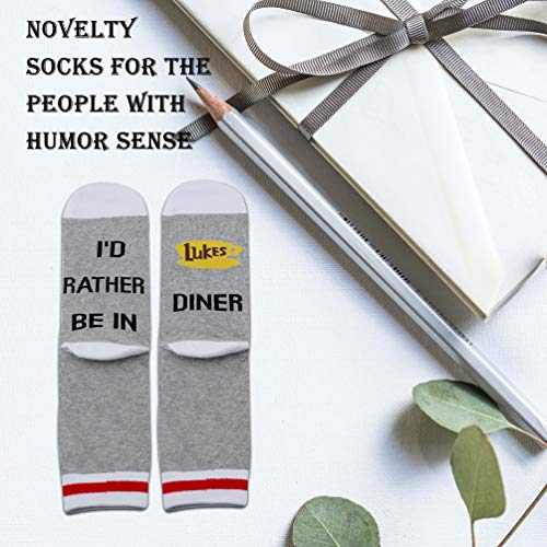 GJTIM 2PAIRS TV Show Inspired Gift For TV Show Lover Gift Novelty Socks4