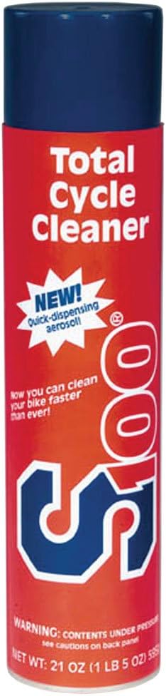 S100 12600A-04 Total Cycle Cleaner Aerosol - 21 oz., 4-Pack