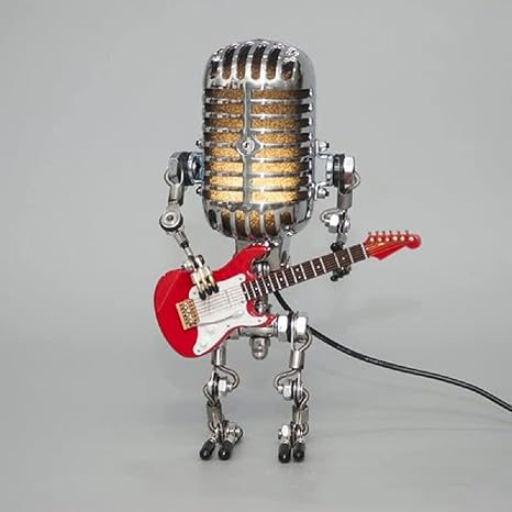 Vintage microphone robot Outlet