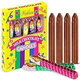 Madelaine Milk Chocolate Candles β Box of 5 Individually Wrapped Edible Birthday Candles, Birthday Party Favors, Goodie Bags, Stocking Stuffers, Classroom Prizes, Novelty Gifts for Boys & Girls (2.5 oz)