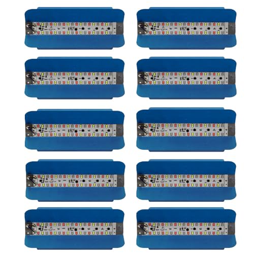 Image of MLD Multicolor 30W Automatic Colour Changing Light (Red, Green, Blue) waterproof LED Tungstun Loding RGB Flood Lights | Pack of 10