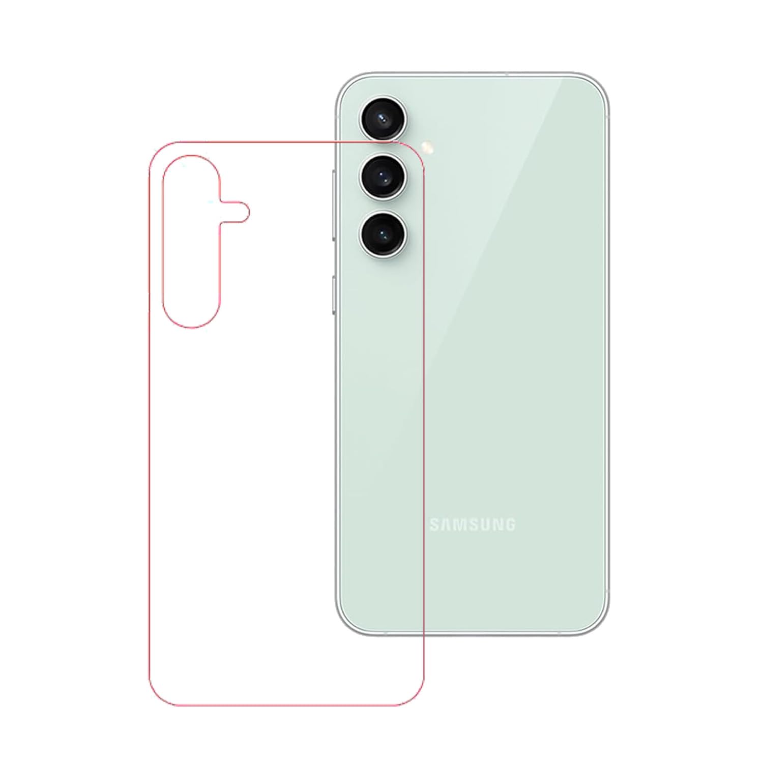 AARERED Compatible for SAMSUNG S23 FE Thin Slim Fit Matte Transparent Back Skin Rear Screen Guard Protector Sticker Protective Film Wrap Not Glass (B0DHNG771K) Amazon Price History, Amazon Price Tracker