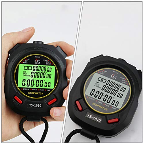 CLISPEED Eletrônica Digital de Esporte Cronômetro Temporizador para Árbitros de Fitness Esportes