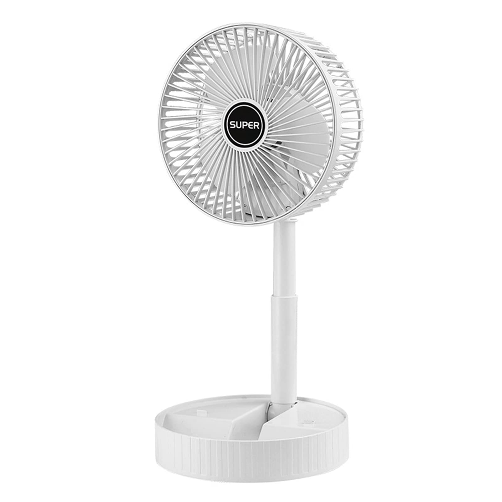 KieTeiiK Portable Desk Fan Quiet 3 Speeds Wind USB Powered Desktop Folding Table Fan for Home Desk Bedroom Outdoor Travel Telescopic Small Electric for Bedroom