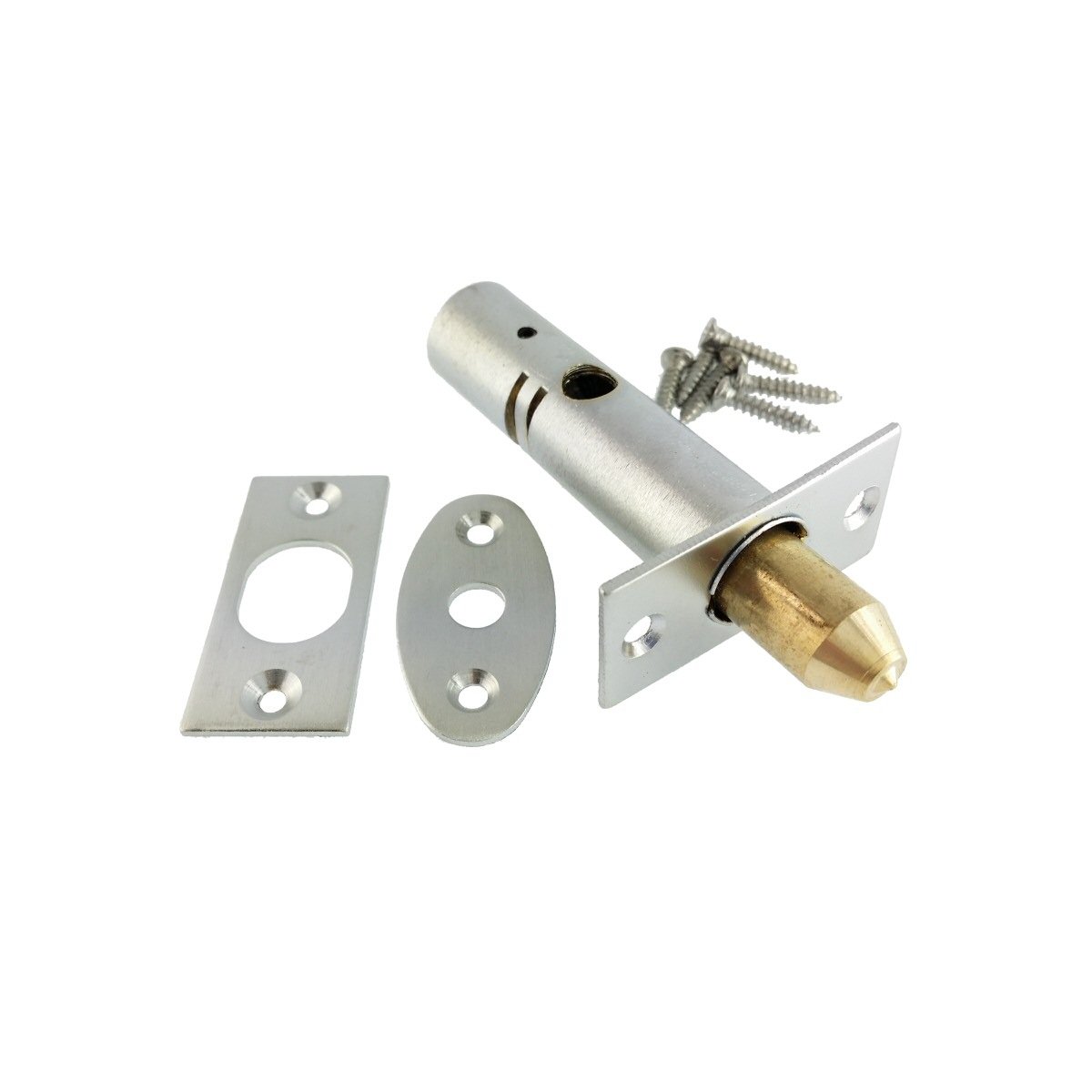 D&H™ 60mm Long Mortice Rack Security Dead Bolt Satin Chrome - 32mm Backset