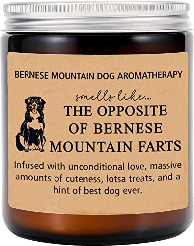 HTDesigns Bernese Mountain Dog Gifts - Bernese Mountain Dog Mom - Bernie Mom - Bernese Mountain Dog Candle - Bernese Mountain Dog Mothers Day Gift, 8oz