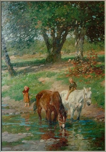 Affiche Graffiti Paintings Chevaux Ludwig Herbst pour salon moderne décoration murale