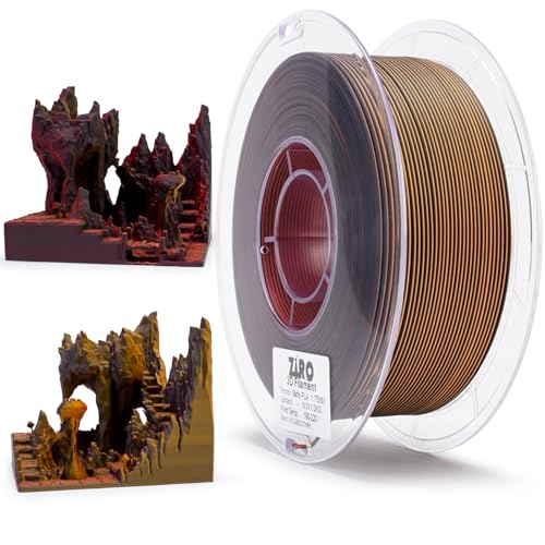 Filament ZIRO PLA Brązowy Trójkolorowy Matowy (BROWN TRIPLE MATTE)
