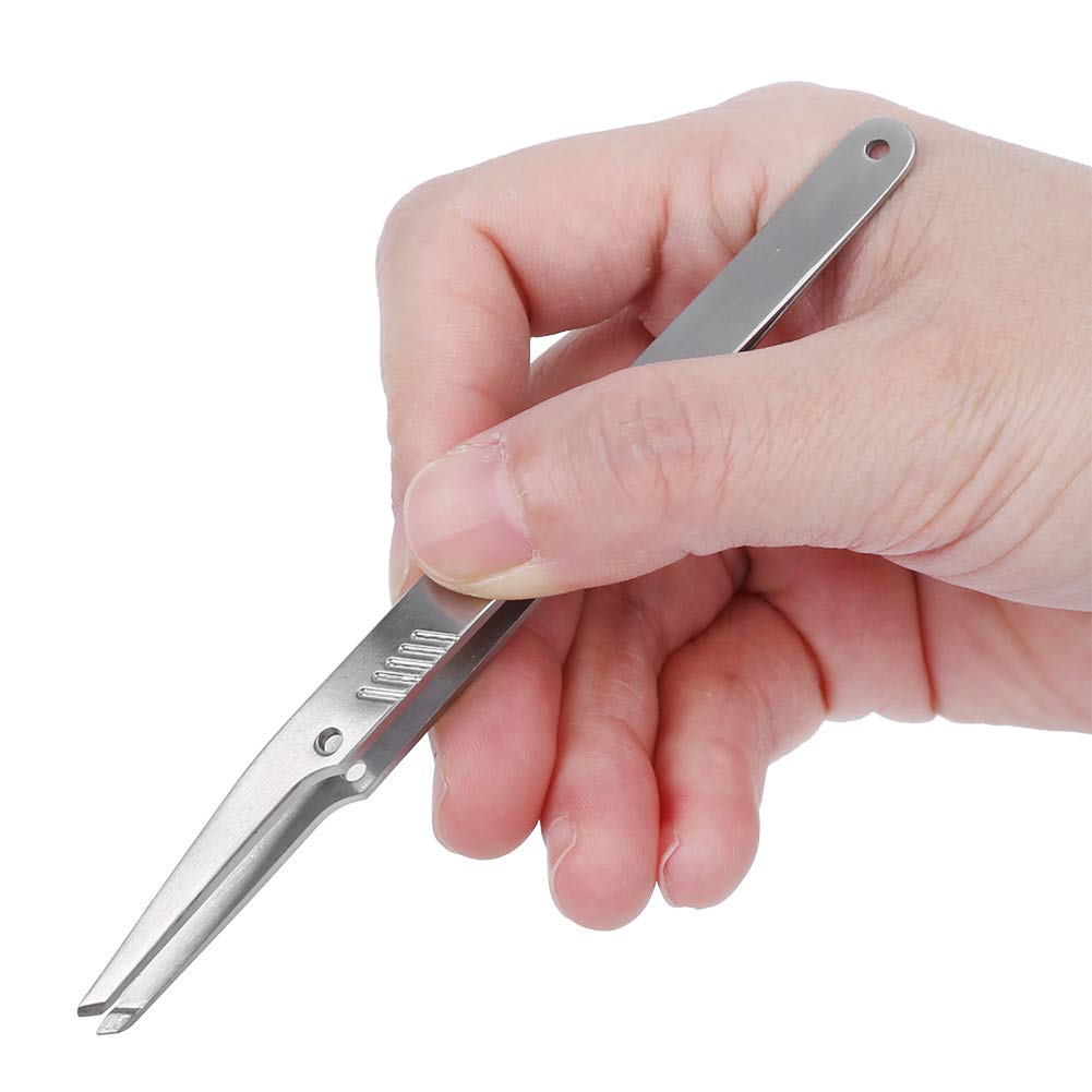 Set di pinzette di precisione di Vomeko 2pcs, pinzetta in acciaio inossidabile, riparazione di saldatura antiamatica industriale ad alta precisione